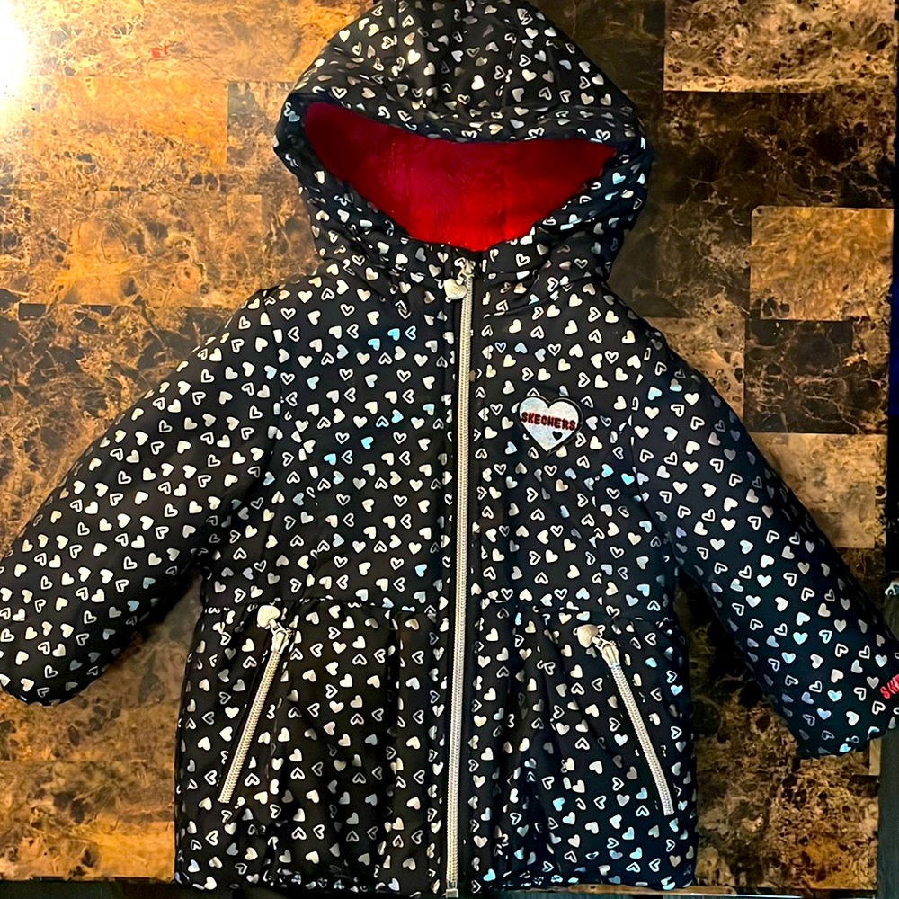 Sketchers toddler girl coat